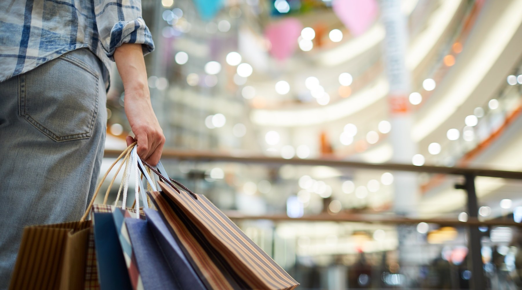 woman with a shopping bag